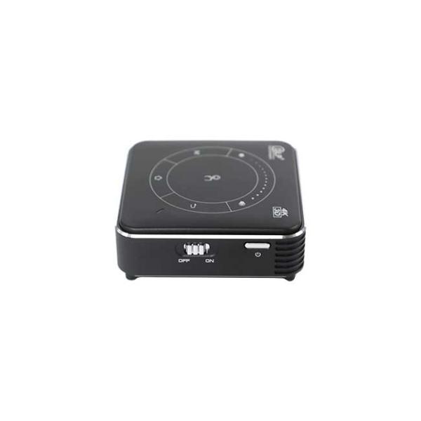 Quality 65 ANSI Lumens LED Light Source 4K 3D Smart Projector 80*80*28mm for sale