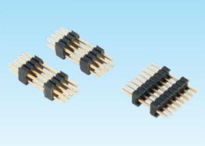 Buy cheap Dual / Single Row DIP Type Pin Header Connector 1.27mm Pitch PBT Standard product