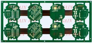 Buy cheap 10 Layer Rigid Flex Board Pcb PI+FR4 Material 1.6MM Thickness Green Color product