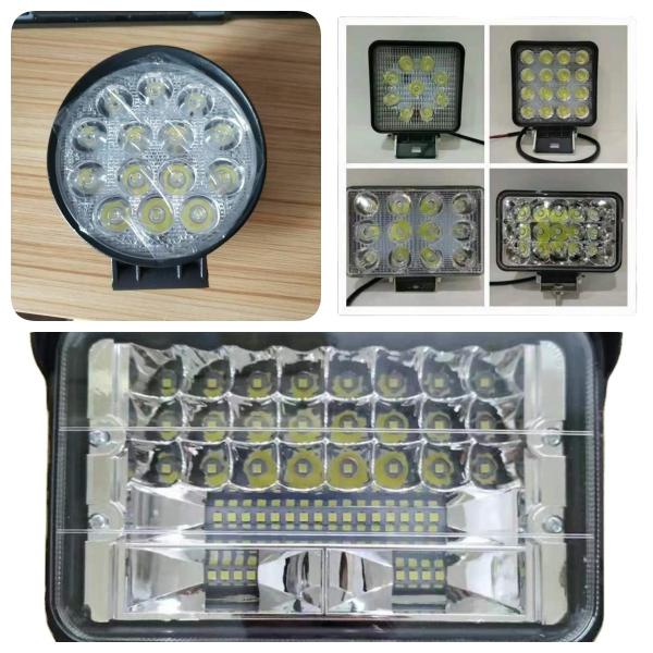 48W LED Excavator Work Light 12V 24V Heavy Duty Truck Car Offroad Driving Lights