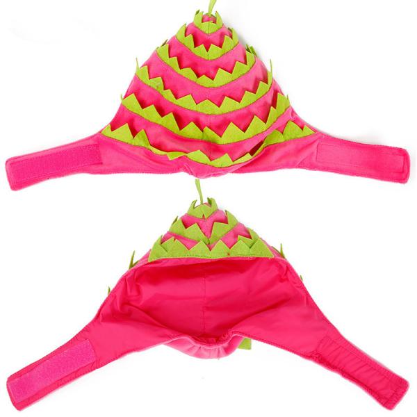 Headset Fire Dragon Fruit Shape Pet Headdress For Christmas