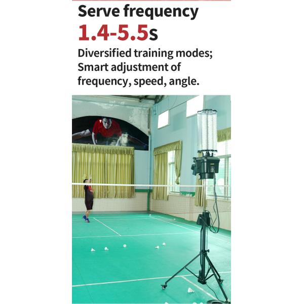 Automatic Shuttlecock Shooter Badminton Training Machine Shuttlecock Serving Machine