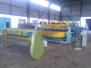 China Industrial Fence Panel Making Machine , Fully Automatic Wire Mesh Machine on sale