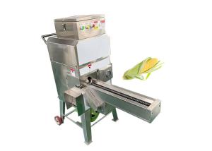 China SS304 Automatic Food Processing Machines Corn Skin Peeler And Thresher Machine on sale