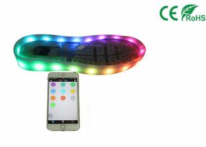 China Rechargeable Led Flashing Shoe Light Waterproof Button Switch To Control on sale