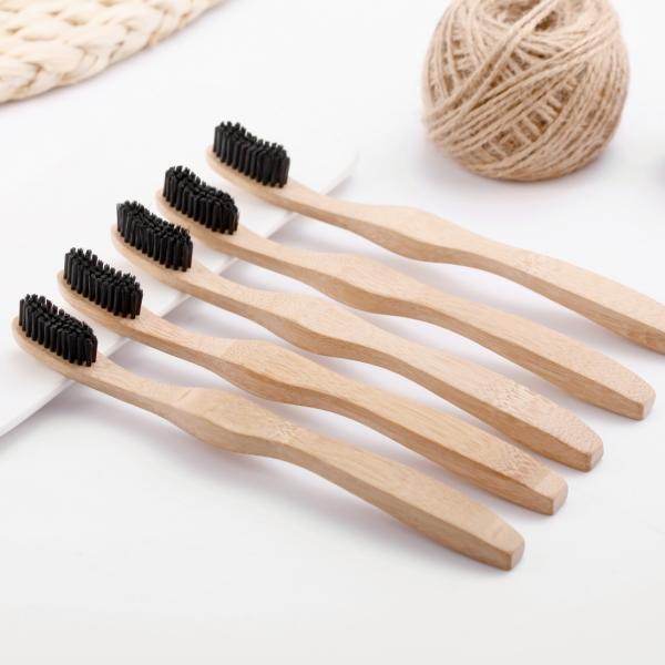 Quality MSDS Plastic Free Bamboo Toothbrush With Biodegradable Bristles for sale