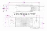 Miniature load cell 2 lb Micro Load Sensor for weight measurement