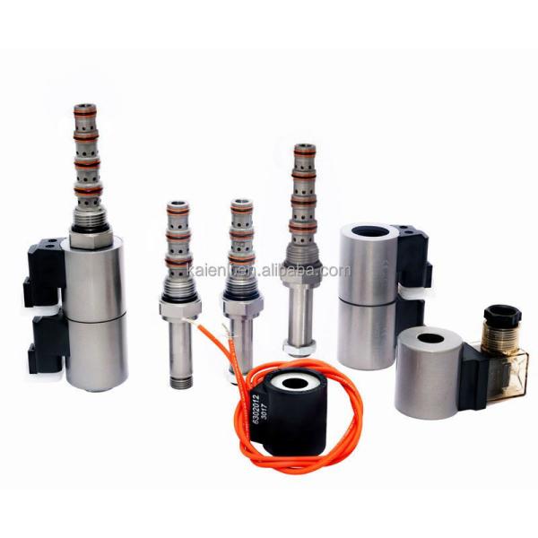 Quality 4 Way 3 Position Cartridge Solenoid Valve Threaded Spool Type Twin Connector for sale