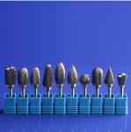 Tooth Pattern Bidentate Pattern 1/4" 6mm Sintered Tungsten Rotary Burr Set
