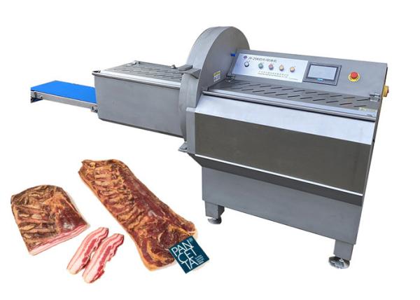 Quality Smoked Bacon Pancetta Meat Slicing Machine 200pcs / Min for sale