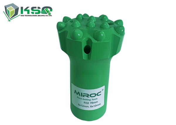 Quality Professional Carbide Button Bits Rock Drilling R32 76mm Ballistic Mining Drill Bits for sale