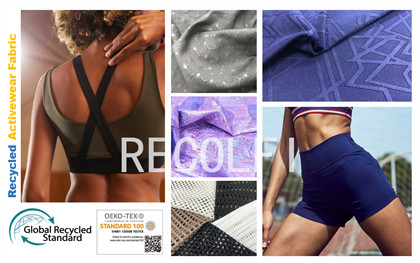 Ultra Lightweight Activewear Knit Fabric Super Soft 4 Way Stretch Dyeing