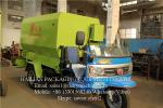 Green Dairy Farm Feedstuff Spreading Machine , Feedstuff Spreader For Feed
