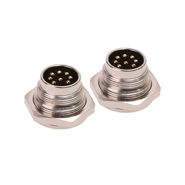 3 Pin Waterproof Electrical Connectors , Circular Panel Mount 5 Pin Sensor Connector