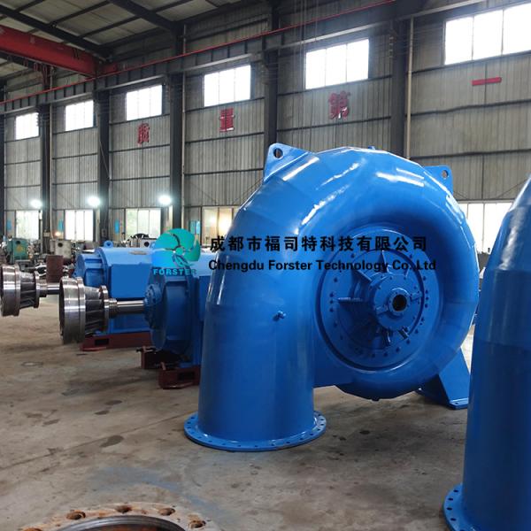 Automatic Unattended Stainless Steel 2500kw Francis Turbine Generator