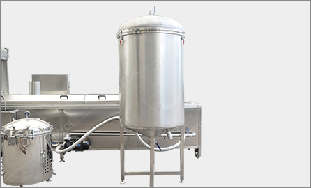 120kw 304 Stainless Steel French Fries Fried Chicken Fish Processing Line Electrical Water-oil Deep Fryer