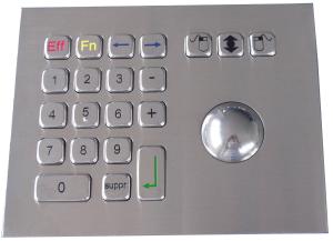 China IP65 304 stainless steel  trackball pointing device mouse USB interface on sale