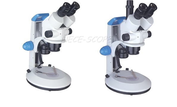 7x - 45x Binocular Zoom Stereo Microscope With Vertical Sector Base