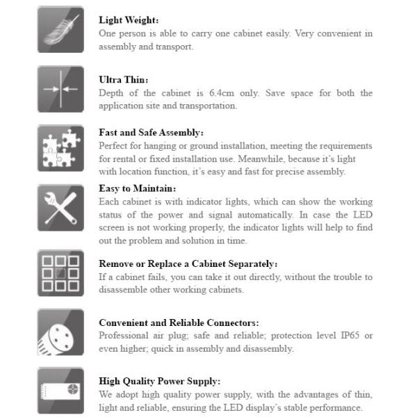 Pitch 6mm Super Slim Indoor LED Screen LS-SI-P6