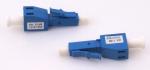 Blue LC Fiber Attenuator For Testing Equipment , Fixed Optical Attenuator 7 DB