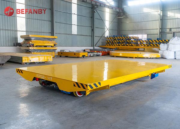 Quality SGS Q235 Material Handling 1000T Motorized Rail Cart for sale