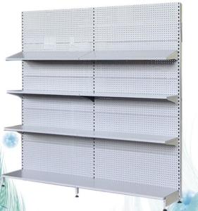China Standard Size Single Faced Supermarket Display Racks 4 Layers For Vegetable on sale