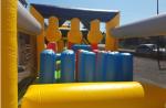 Pvc Large Inflatable Obstacle Course Bouncy Castle Ce / En14960 Certificates