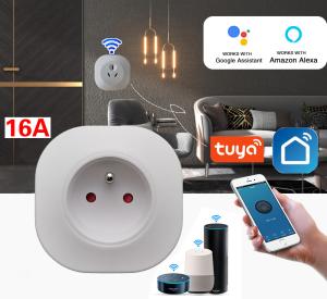 Buy cheap 16A 20A Smart Light Socket Voice Activated Wireless Electric Socket Overload Protection product