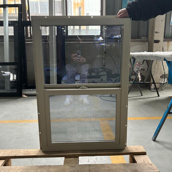 Quality Durable Hardware And Extrusion Profiles Energy UPVC Vinyl Single Hung Windows For Residential Homes for sale