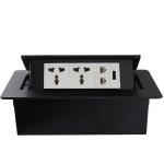 Pop Up Type table mounted Data Socket Outlet european Power Socket with USB type