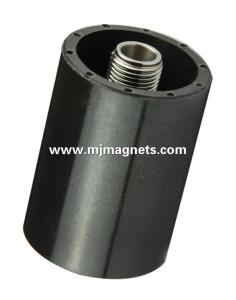 Injection bonded permanent magnet for motors