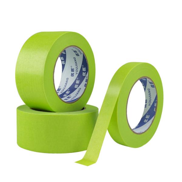 Quality Outdoor Delicate Surface Masking Tape Fine Line Painters Tape Wall Decoration 125mic for sale