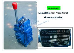 Buy cheap CSBF-M-G20 Manual Direction Proportional Flow Control Valve product