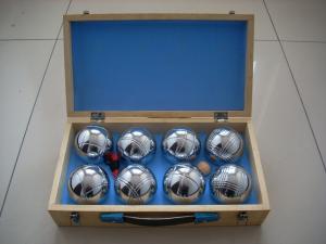 Buy cheap 8 wooden box Bocce ball, Petanque, Boules, Boccia set, garden games, Outdoor sports set product
