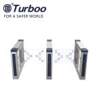 Automatic Pedestrian Swing Gate , Access Control Biometric Security System 40w