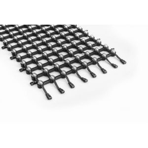 UV Resistant LED Mesh Facade 1R1G1B Pixel Configuration Weather Resistant