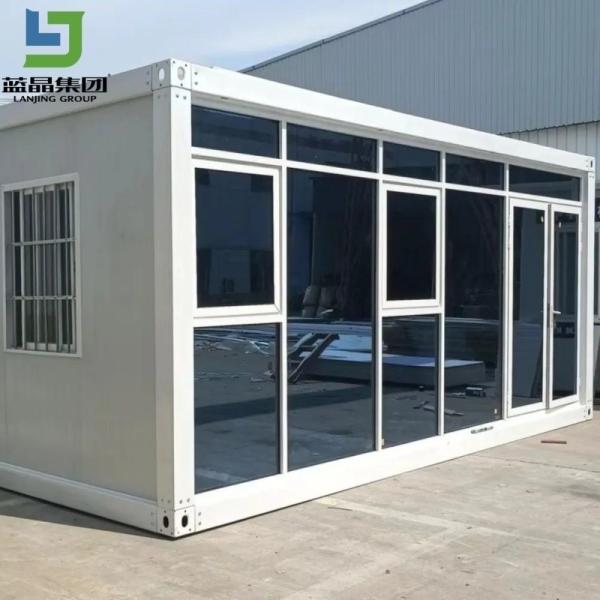 Quality Graphic Design Flat Pack Container House Earthquake Resistant Windproof for sale