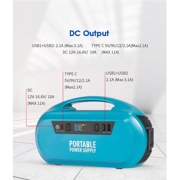 Outdoor Portable Power Station 222Wh Solar Emergency Power Supply 110V / 220V