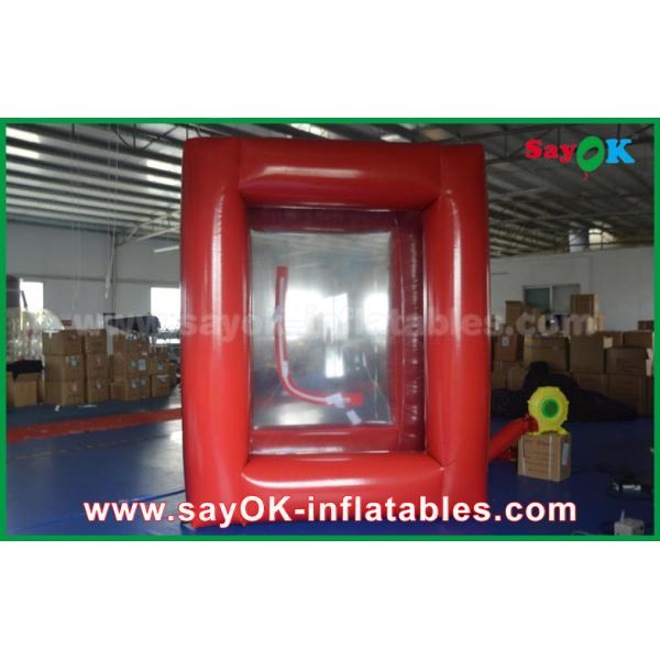 Durable Inflatable Photo Booth Money Booth Box Machine For Promotion / Advertising / Amusement