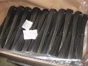 China U Type Black Annealed Tie Wire 21 Gauge 45mm Length Annealed Binding Wire on sale