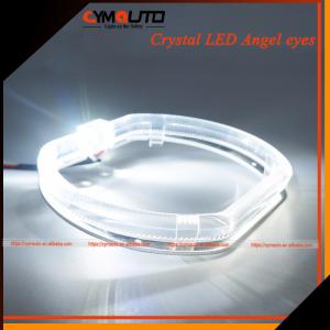 China Dual Color Yellow+White Angel Eyes 80mm 12V Headlight Halo Rings on sale