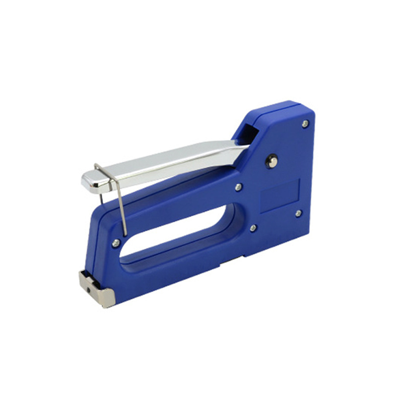 Economy Style Plastic Stapler Manual Staple Gun with Metal Handle for Decoration Upholstery