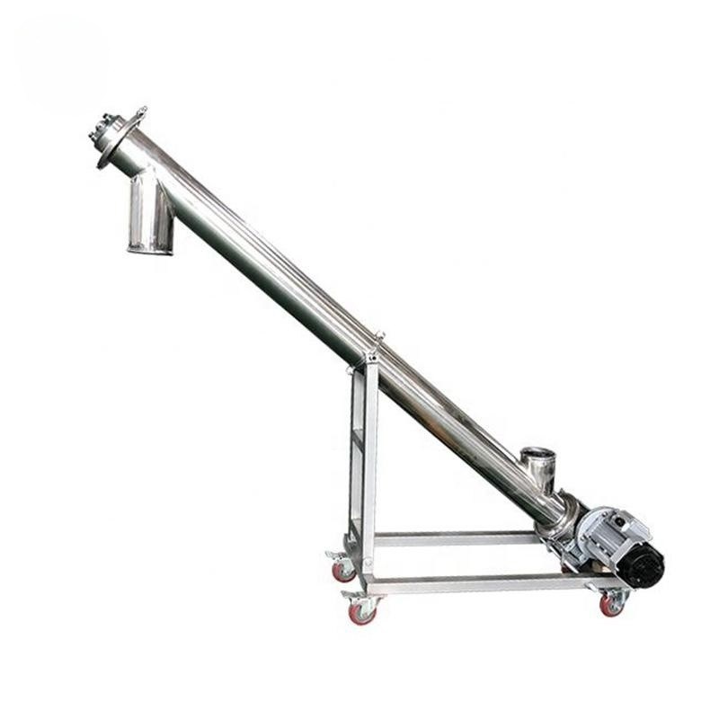 OEM Custom Cement Flexible Auger Feeder Concrete Stainless Steel Screw Conveyor