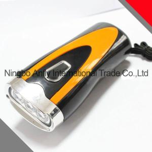 China Anfly portable rechargeable emergency dynamo led flashlighting dynamo led flashlight with CE and ROHs on sale
