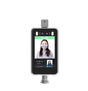 Buy cheap 2MP Temperature Face Recognition Biometric System Vertical Pass Management product