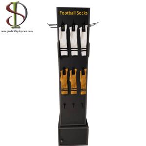 Buy cheap Rotating Free Standing Mdf Peg Hook Display Rack For Mobile Accessories product
