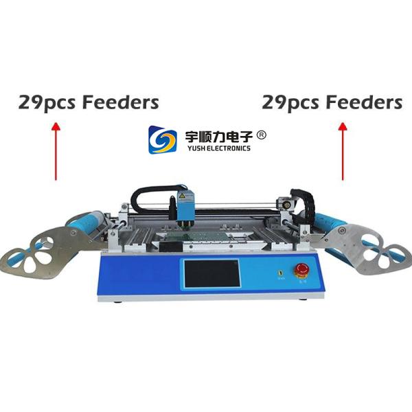 Desktop 58pcs Feeders SMT Pick And Place Equipment Embedded Linux System