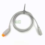 Medical Monitor Accessory Practical Grey Color IBP Cable Compatible Siemens To
