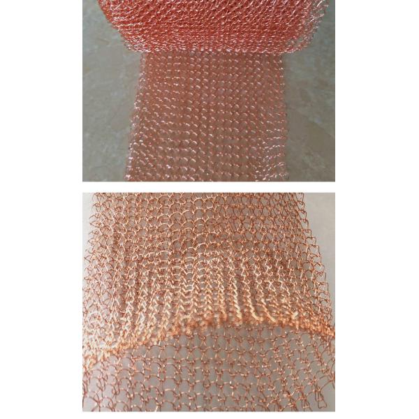 Mist Eliminating Knitted Filter Wire Mesh Gas Liquid Woven