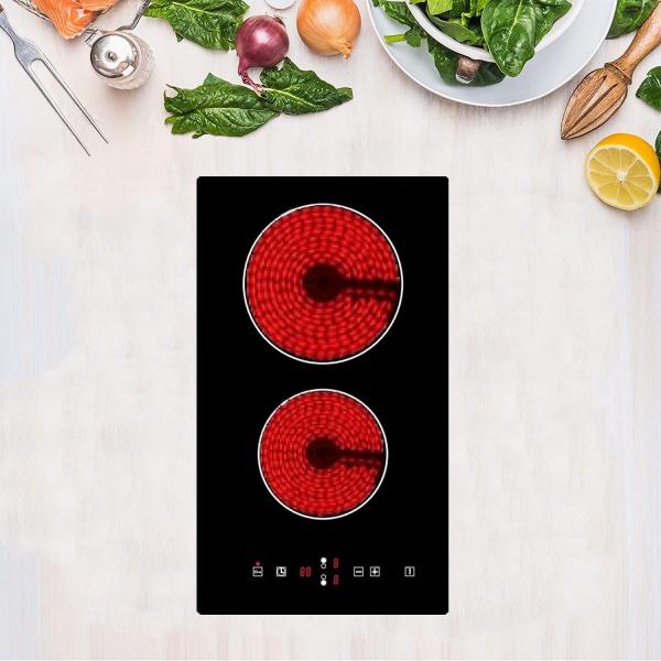 Quality CE Scratch Resistant Classy Cook 2 Burner Ceramic Cooktop for sale